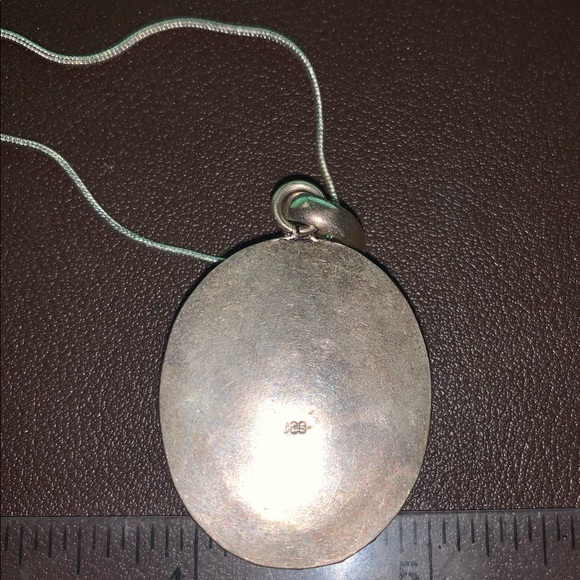 Blue Moonstone Vintage Necklace - Picture 7 of 7